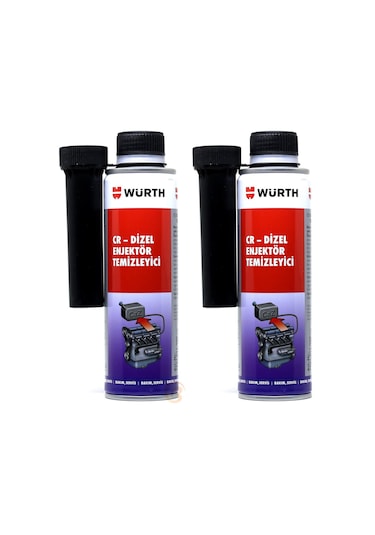 2X Würth Dizel Enjektör Temizleyici Performans İyileştirici 300Ml