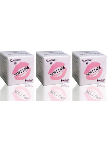 Soft Lips Dudak Vazelini 5ml. - Gülbirlik 3 Adet