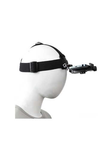 Wezone Kafa Tabanlı Telefon Tutucu - İlk Kişi Görünümü Çekim İçin, Açılım Videoları İçin Telefon Sabitleyici Bağlantısı Ve Vida Klem İle Siyah