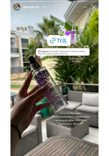 Eda Taşpınar Squat Flow Vücut Spreyi 200 ML