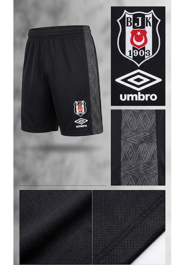 Beşiktaş Lisanslı Umbro Siyah-kırmızı Set Forma Kırmızı - Siyah