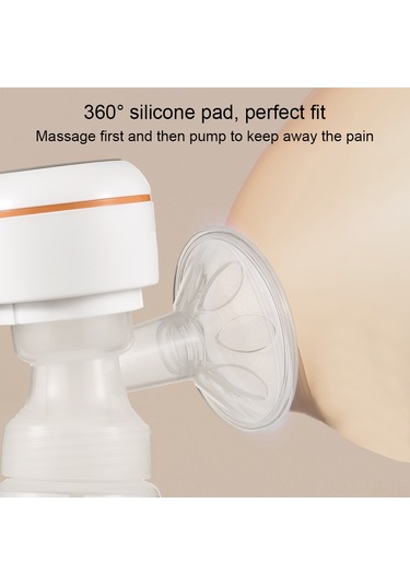 Leezsing Yw991 Elektrikli Göğüs Pompası - 4 Mod, 12 Seviye, 180ml Şişe, Usb Şarj, Beyaz