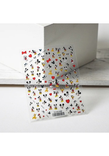 1 Adet Siyah Beyaz Yay Kelebek 5d Tırnak Çıkartmalar Nail Art Dekorasyon Kabartma Disney Karikatür Çiçek Nail Art Çıkartmalar Tırnak Malzemeleri Sky Blue