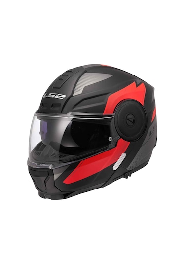 Ls2 Scope 2 Duria Çene Açılır Kask Siyah - Gri - Sarı