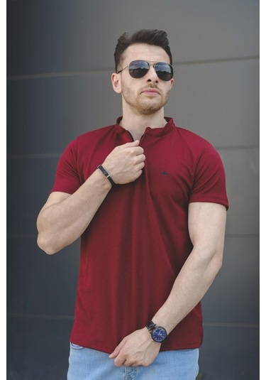 Roderick Hakim Yaka Petek Kumaş Yarım Fermuarlı Erkek Tshirt