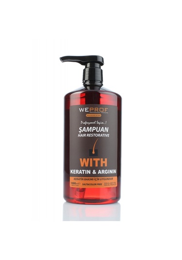 Weprof Keratin&arginin Tuzsuz Şampuan Kuru - Yıpranmış