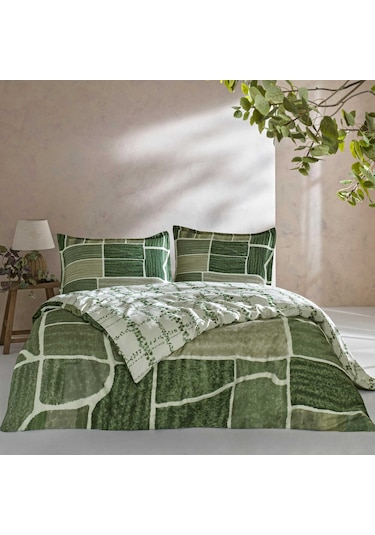 Taç Reborn Lumea Bambu Çift Kişilik Nevresim Takımı Yeşil 000000001000050745 Yeşil