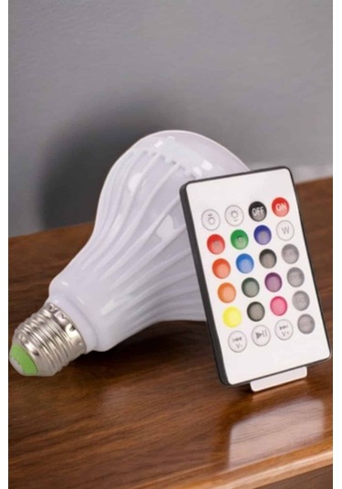 Kablosuz Bluetooth Hoparlör Led Lamba