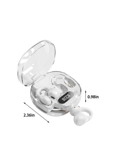 Bluetooth 5.3 Kablosuz Kulaklık Şeffaf Şarj Kutusu Stereo 0003