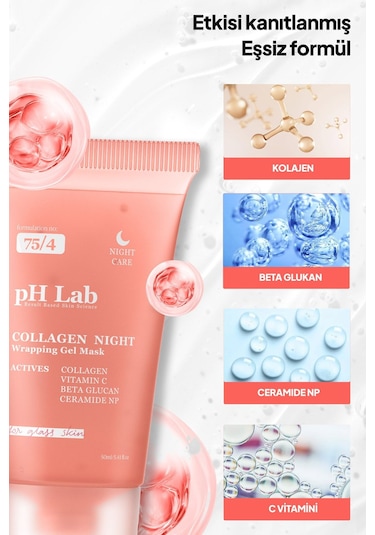 Ph Lab Collagen Night Soyulabilen Kolajen Gece Maskesi 50 ML