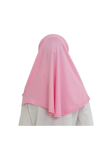 Çocuk Hazır Giyim Başörtüsü Şal Turban Viskon - Pembe Pembe