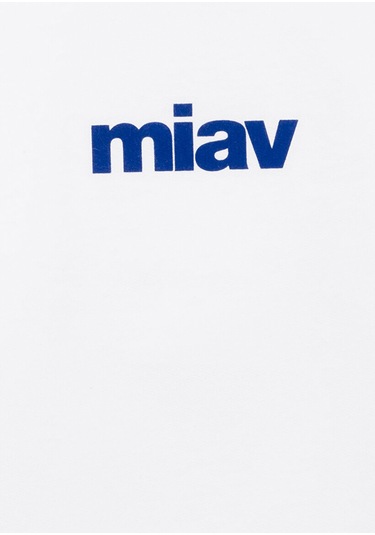 Mavi Mıav Baskılı Beyaz Erkek Çocuk Sweatshirt M6610031-620 BEYAZ