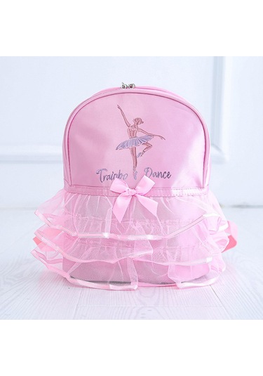 Suntek Kızlar Için Bale Dans Sırt Çantası Spor Latin Dansı Pembe