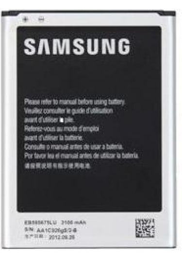 Samsung Uyumlu Galaxy N7100 Note 2 için 3100 Mah Lityum-Lion Bat