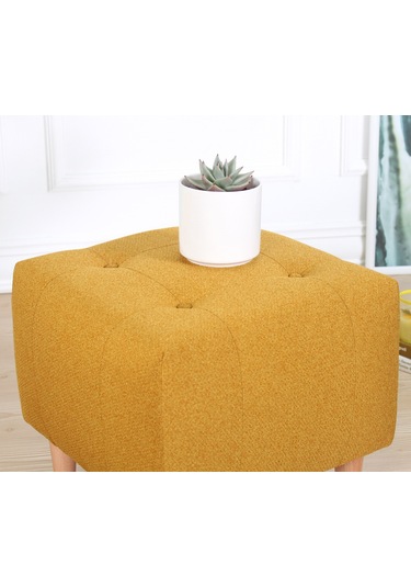 Lorencehome Tomp Puf - Gold / Lorence Home