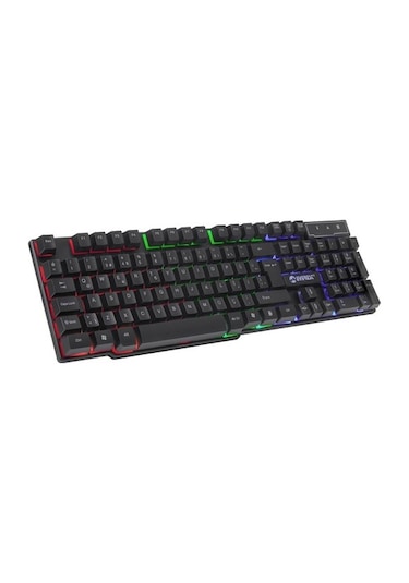 Everest KM-G77 X-Vayne RGB Zemin Aydınlatmalı USB Q Gaming Klavye + Mouse Set
