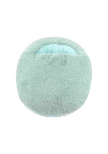 Geeroyoo Usb 5v Isıtıcı Ayak Isıtıcı, Yumuşak Tavşan Kürkü, 50-60 C, Wormwood Isıtma Teknolojisi, Ofis/dorma Kullanıma Uygun, Yıkama Kolay Açık Yeşil Açik Mavi