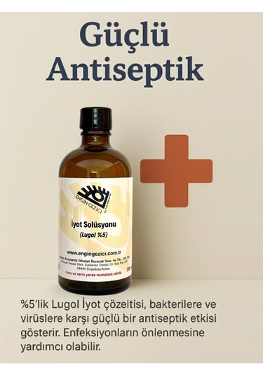 Engin Gezici %5 Lugol İyot Çözeltisi 100 ML