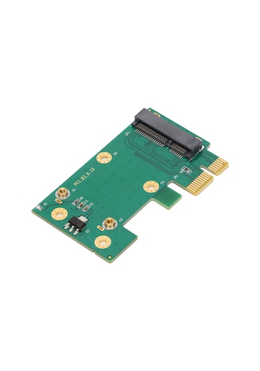Yuntech01 Masaüstü Bilgisayarlar İçin Mini Pcı-e'den Pcı-e'ye Dönüştürücü Adaptör, Antenli, Plug And Play, Dayanıklı Pcb Malzeme