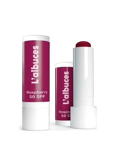 L'albuces Raspberry Lip Balm Dudak Nemlendirici SPF50 2'li