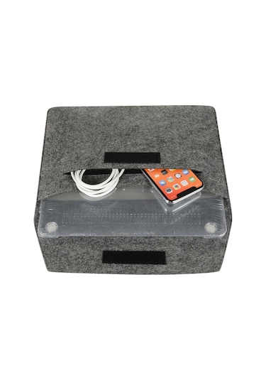 Keçe Kumaşlı 12 İnç Dizüstü Bilgisayar Kılıfı Siyah 12.1 inch