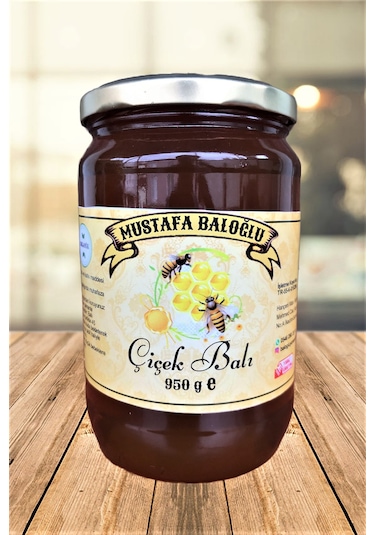 Çiçek Balı (Ihlamur, Kekik, Kestane Yoğun)(Organik) 950 gr