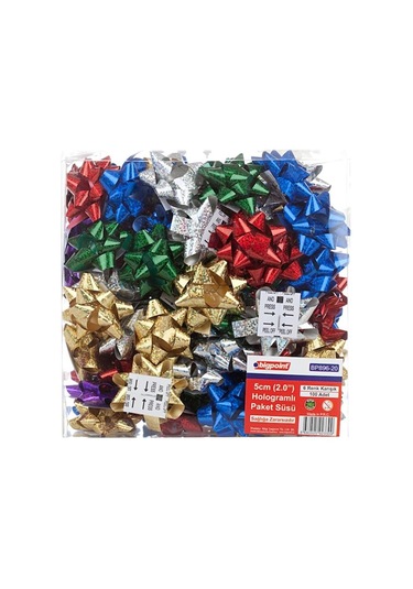Bigpoint Paket Süsü Hologram 2.0" 5 Cm Paket Süsü 100 Lü Paket