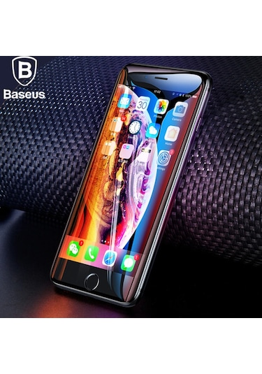 Baseus Apple Uyumlu   iPhone 8-7-6-6S 3D 0,23Mm Full Kırılmaz Cam Ekran Koruyuc