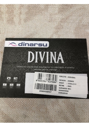 Dinarsu Halı Divina 150X233 Dı-005 Pudra Pembe Beyaz 4 M2 Halı !