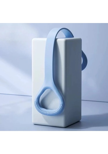 Fochsia Mavi 8 Şekil Yoga Direnç Bandı, Sırt Kol Fitness Antrenman İçin Mavi