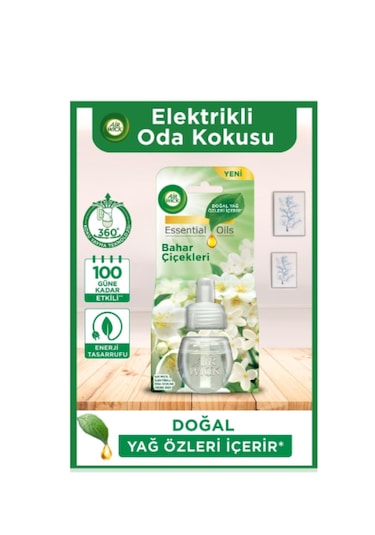 Air Wick Elektrikli Oda Kokusu Yedek Şişe Bahar Çiçekleri Esansiyel Yağlar İçerir 6 x 20 ML