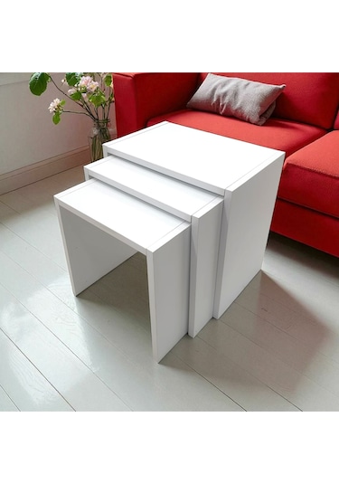 Asil Zigon Sehpa Beyaz