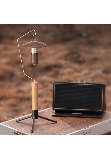 Suntek Kamp Fener Standı Tripod Balıkçılık Bahçesi Kapalı Kahverengi