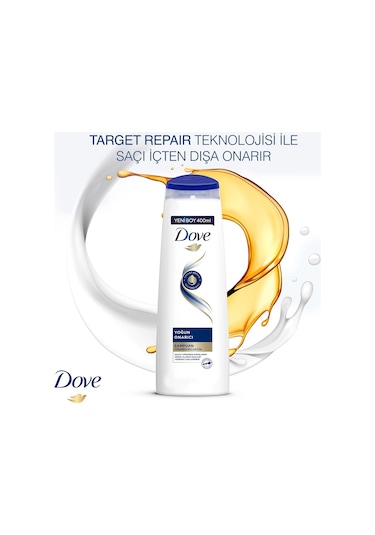 Dove Yoğun Onarıcı Şampuan Yıpranmış Saçlar İçin 400 ML