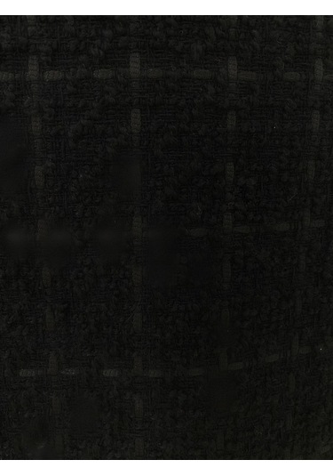 G0364 Bağlama Detaylı Tüvit Tasarım Elbise Siyah-siyah