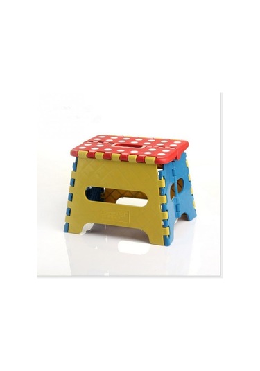 Sones Taşınabilir Kalın Plastik Çocuk Katlanır Tabure Açık Hava Aktivite Aracı Ev Seyahat Gerekliliği, Renk Rastgele Teslimat