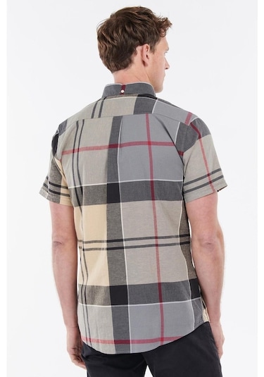 Barbour Douglas S/S Tailored Gömlek Tn31 Dress Tartan Kırmızı - Sarı - Siyah