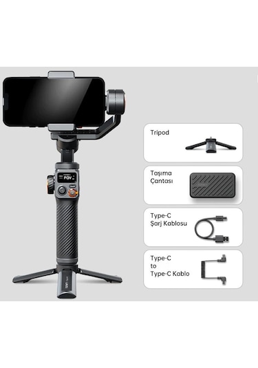 Hohem İsteady M6 Kit Akıllı Telefon Görüntü Sabitleyici Gimbal