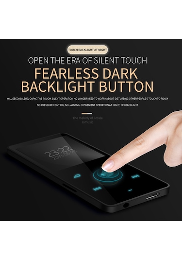 Xindoker 1.8 İnç Dokunmatik Ekranlı Bluetooth Mp3/mp4 Çalar - 16gb Mavi, Ses Kaydı/fm Radyo/dış Hoparlör, Kaliteli Ses, Hafıza Genişletilebilir