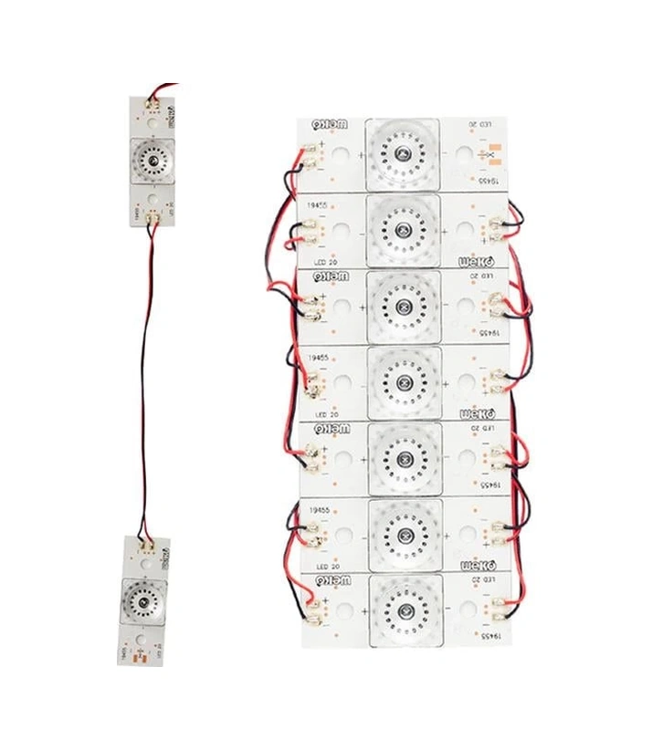6 Volt Tek Kablolu Birbirine Bağlı Led