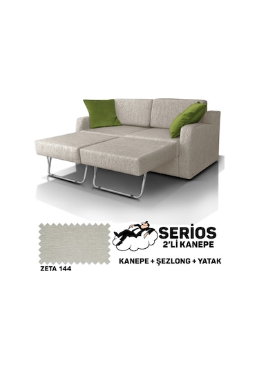 Serios Şezlonglu Yataklı Kanepe - Zeta 144