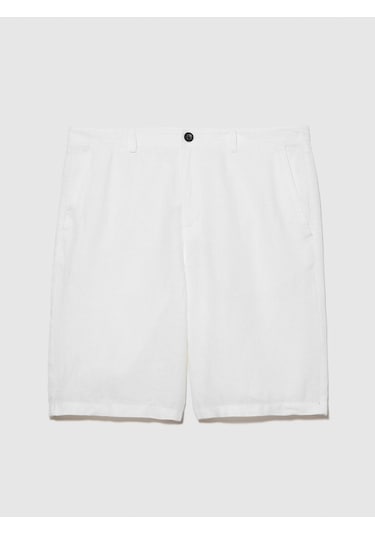 Sisley %100 Keten Slim Fit Bermuda Şort Erkek Kırık Beyaz Şort - 324p4aghs9010 Krem Sisley %100 Keten Slim Fit Bermuda Şort Erkek Kırık Beyaz Şort - 324p4aghs9010 Krem