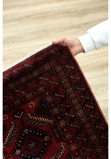 Belliç El Dokuma Yün Halı - Leh1004750176 Kırmızı