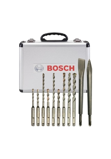 Bosch SDS-Plus 11'li Alüminyum Çantalı Uç ve Keski Seti 2608578765