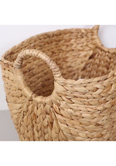 Sabad 53x32x36 Cm. Su Sümbülü Oval Sepet Bej