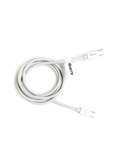 Eco-cct Beyaz Usb-c-c Kablo 1.2 M, 60 W Hızlı Şarj