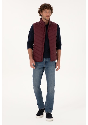 U.s. Polo Assn. Erkek Plum Yelek Dokuma 50310045-vr177 New Plum