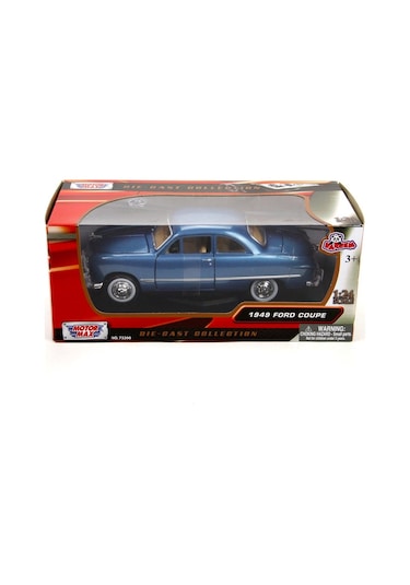 Motormax 1949 Ford Coupe Mavi 1 / 24 Ölçek Model Araba