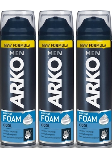 Arko Men Cool Tıraş Köpüğü 3 x 200 ML