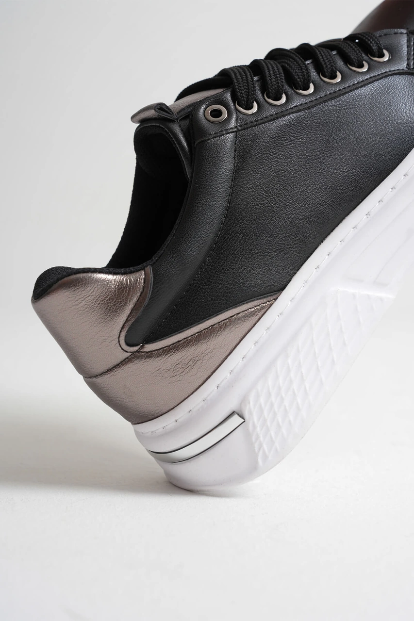 Kocadal Kocadal Vega Platin Detaylı Siyah Kadın Spor Ayakkabı Muhtelif